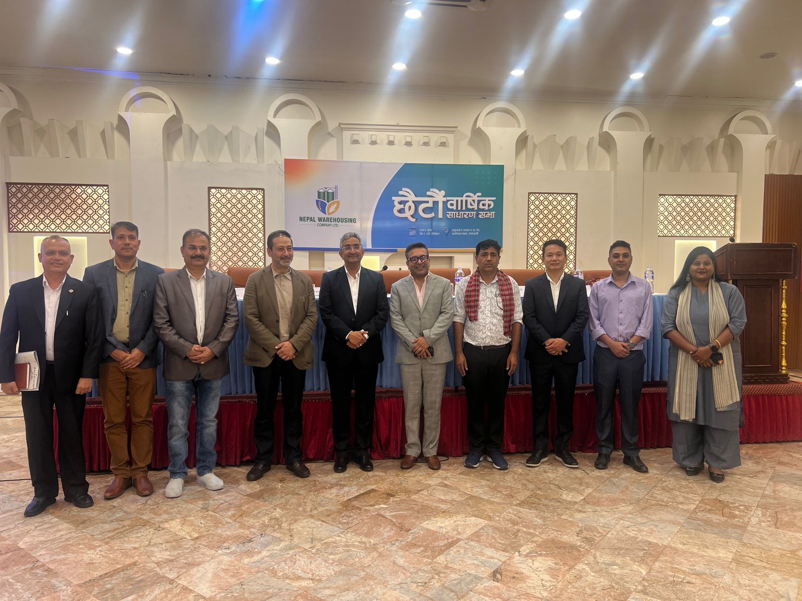 नेपाल वेयरहाउजिङको छैटौँ वार्षिक साधारण सभा सम्पन्न,  सर्वसाधारण शेयरधनीहरुको तर्फबाट अर्जुन पन्त निर्वाचित